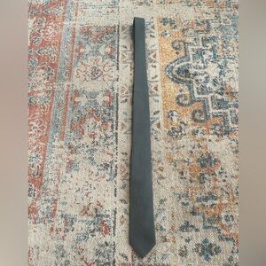 J. Crew grey wool woven tie